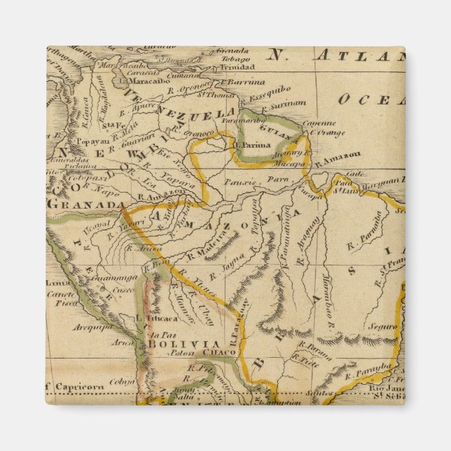 South America 11 Magnet (Front)