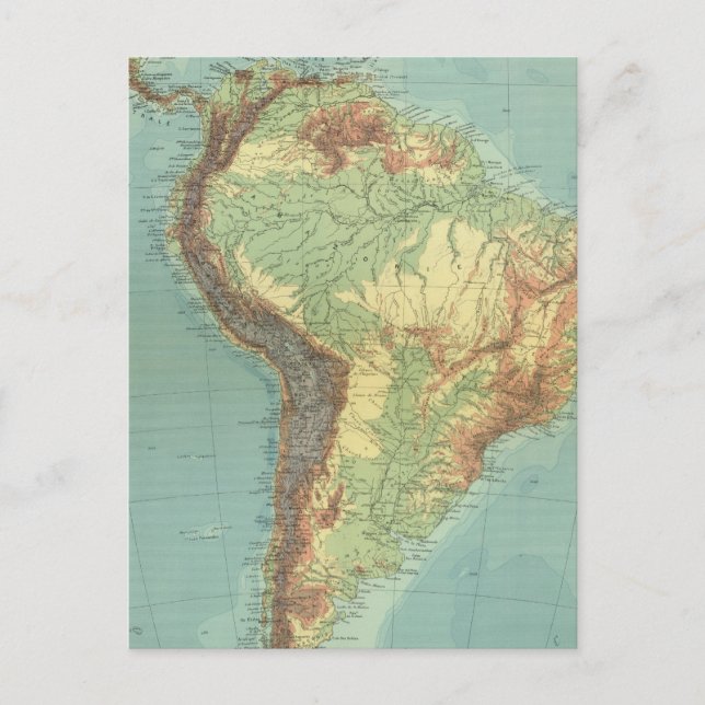 South America 14 Postcard (Front)