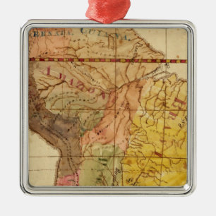 South America 15 Metal Tree Decoration