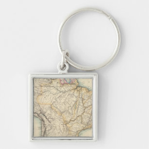 South America 16 Key Ring