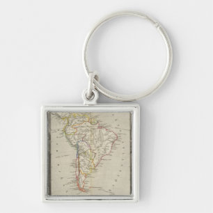 South America 16 Key Ring