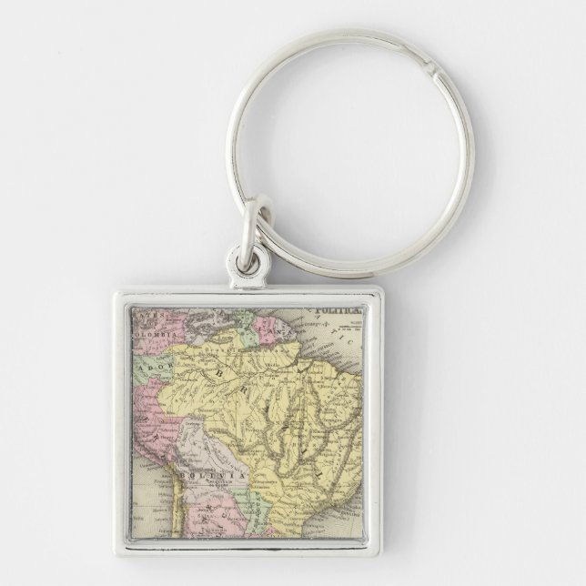 South America 18 Key Ring (Front)