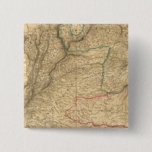 South America 24 15 Cm Square Badge