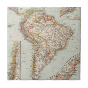 South America 2 Ceramic Tile