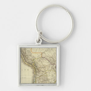 South America 34 Key Ring