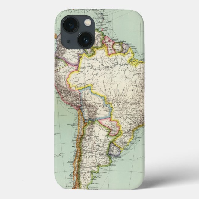 South America 42 Case-Mate iPhone Case (Back)