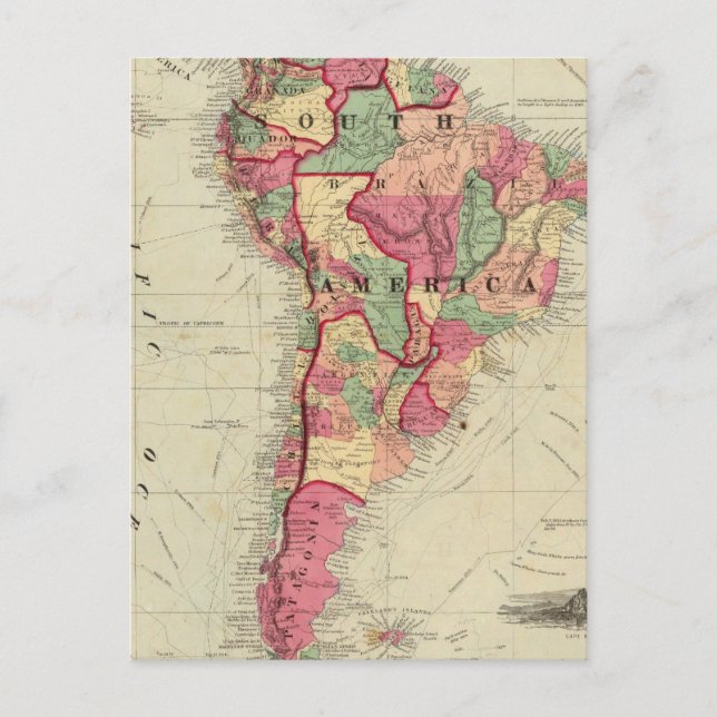 South America 4 Postcard (Front)