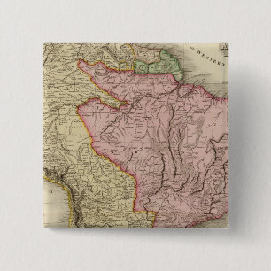 South America 5 15 Cm Square Badge
