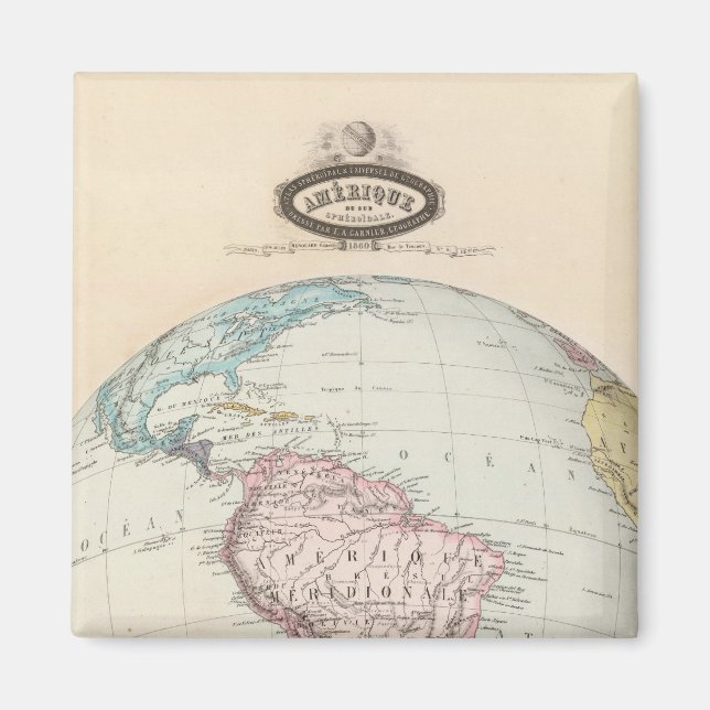 South America 6 Magnet (Front)