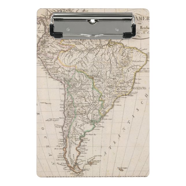 South America 8 Mini Clipboard (Front)