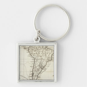 South America and the Adjacent Islands Key Ring