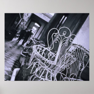 South America, Argentina, San Telno. Old chairs Poster