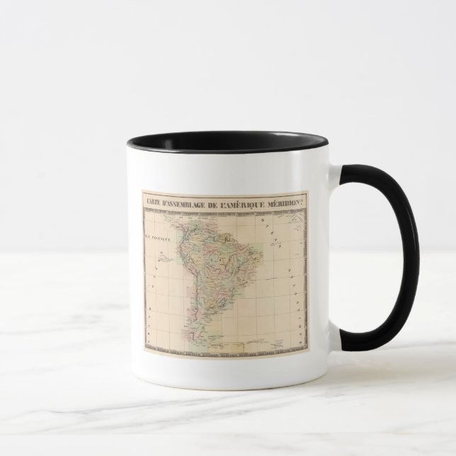 South America Assembly Map Mug (Right)