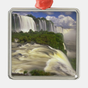 South America, Brazil, Igwacu Falls. Glorious Metal Tree Decoration