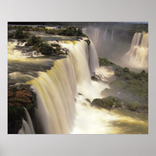 South America, Brazil, Igwacu Falls, Igwazu Poster