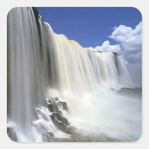 South America, Brazil, Igwacu, Igwacu Falls. Square Sticker