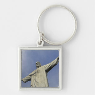 South America, Brazil, Rio de Janeiro. Christ 2 Key Ring