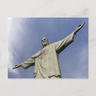 South America, Brazil, Rio de Janeiro. Christ 2 Postcard