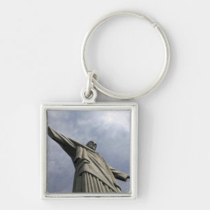 South America, Brazil, Rio de Janeiro. Christ 3 Key Ring