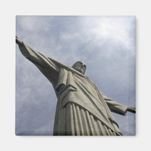 South America, Brazil, Rio de Janeiro. Christ 3 Magnet