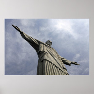 South America, Brazil, Rio de Janeiro. Christ 3 Poster