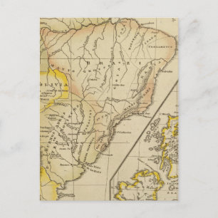 South America, British Isles Postcard