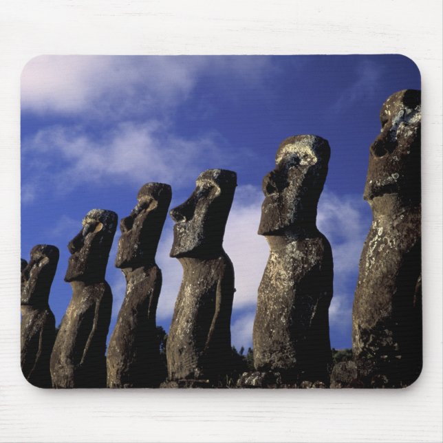 South America, Chile, Easter Island, Ahu Akiri. Mouse Pad (Front)