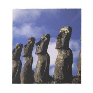 South America, Chile, Easter Island, Ahu Akiri. Notepad