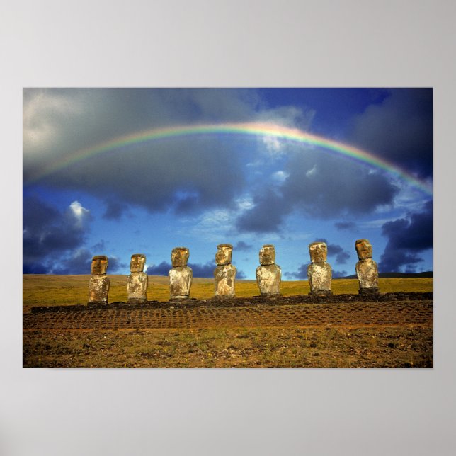 South America, Chile, Easter Island. The full Poster (Front)