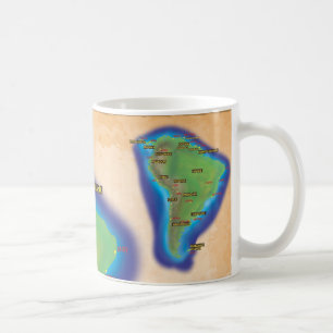 South America Coffee Mug