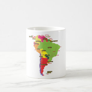 South America Coffee Mug