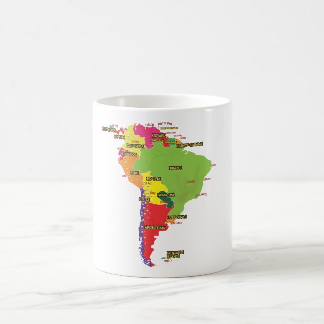 South America Coffee Mug (Center)