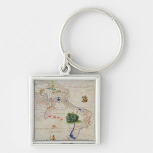South America Key Ring