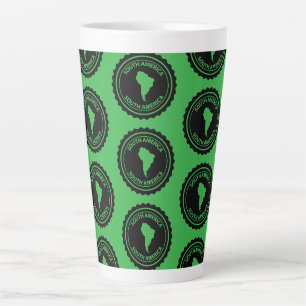 South America Latte Mug