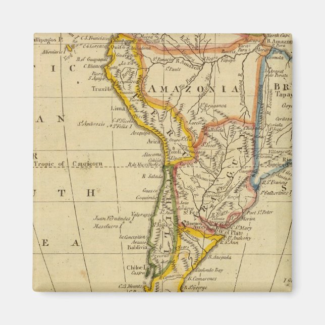 South America Magnet (Front)