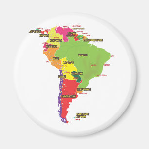 South America Magnet