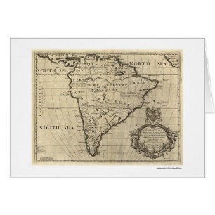 South America Map 1700