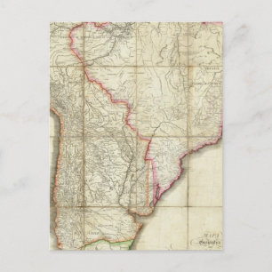South America map 3 Postcard