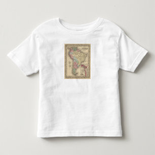 South America Map by Mitchell Toddler T-Shirt