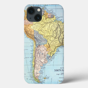 SOUTH AMERICA: MAP, c1890 iPhone 13 Case