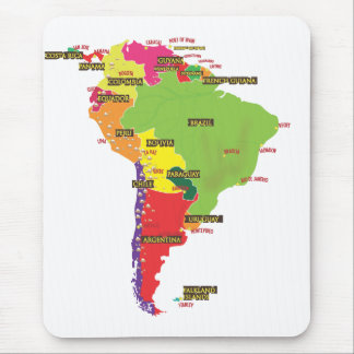 South America Mouse Pad