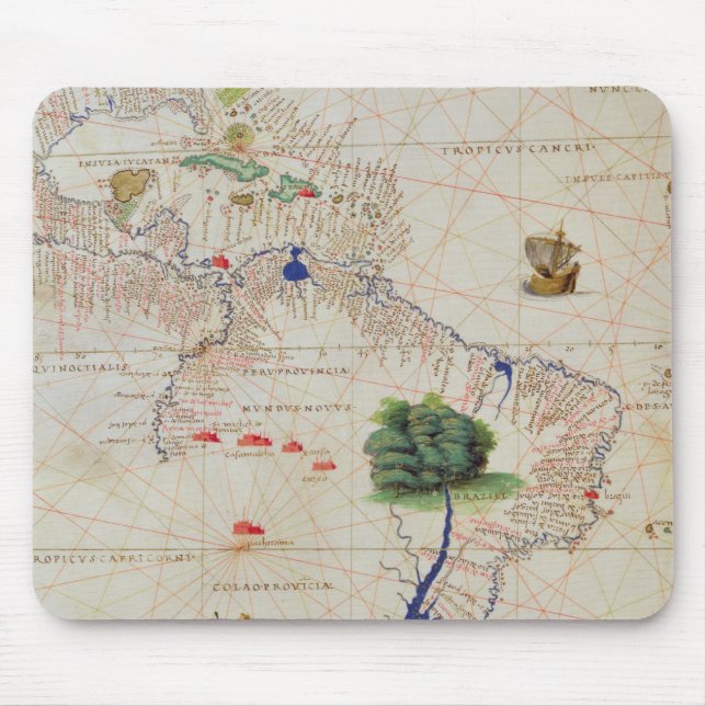 South America Mouse Pad (Front)