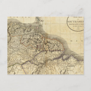 South America north Postcard