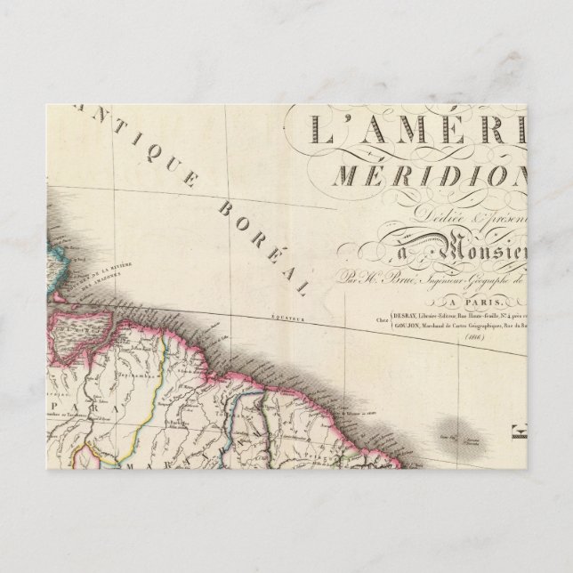 South America Northeast Postcard (Front)