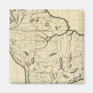 South America outline Magnet
