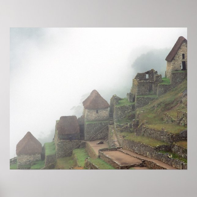 South America Peru Macchu Picchu Poster (Front)
