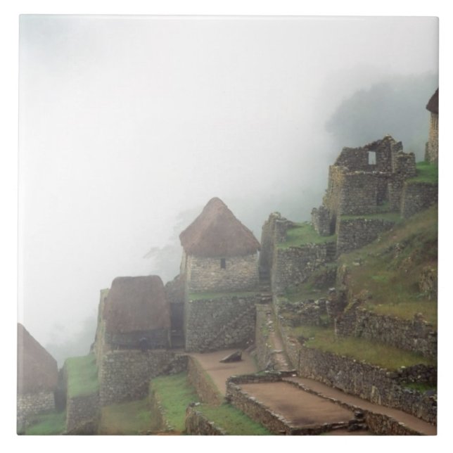 South America Peru Macchu Picchu Tile (Front)