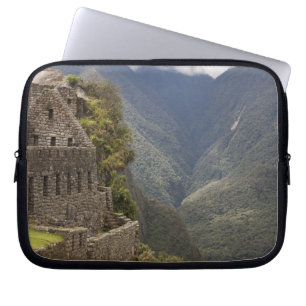 South America, Peru, Machu Picchu. Stone ruins Laptop Sleeve