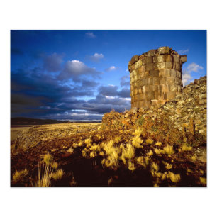 South America, Peru, near Lake Titicaca. Photo Print