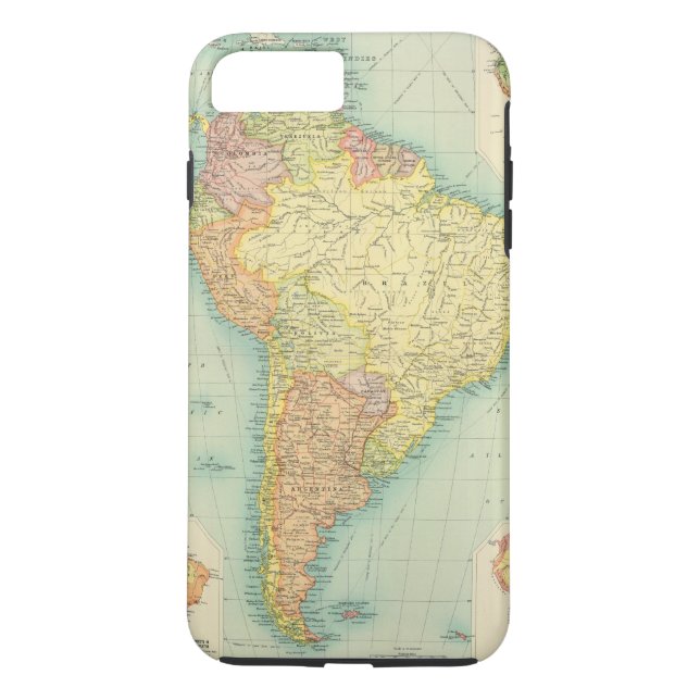 South America political Case-Mate iPhone Case (Back)
